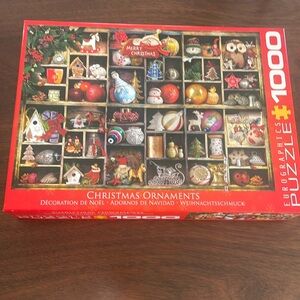 Eurographics 1,000 piece Christmas Ornaments puzzle